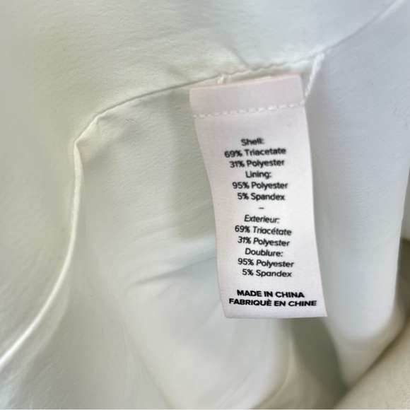 Cinq A Sept Madeline Bell-Sleeve Blazer Women 2 in White - Picture 10 of 11